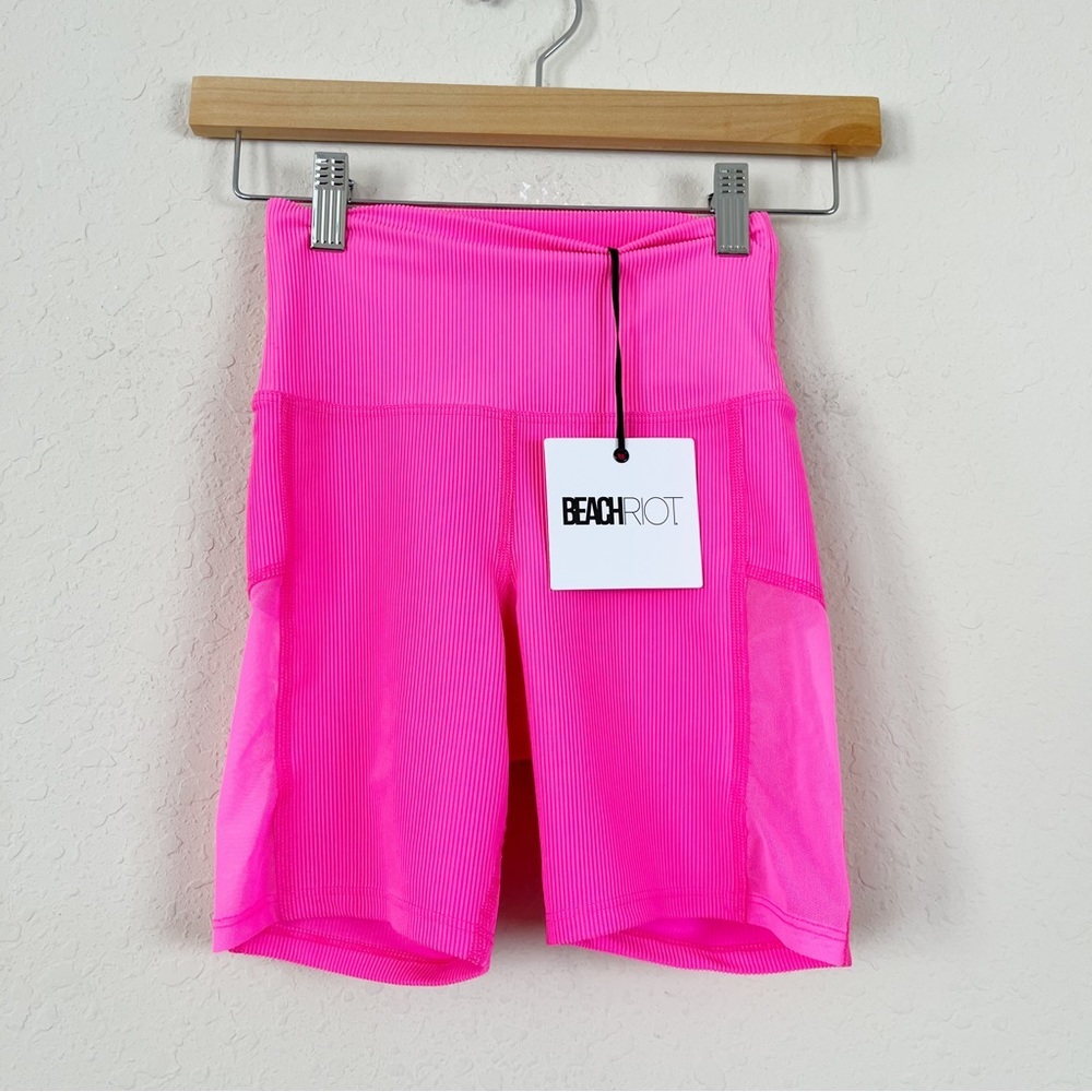 Beach Riot Hot Pink Biker Shorts Size XS